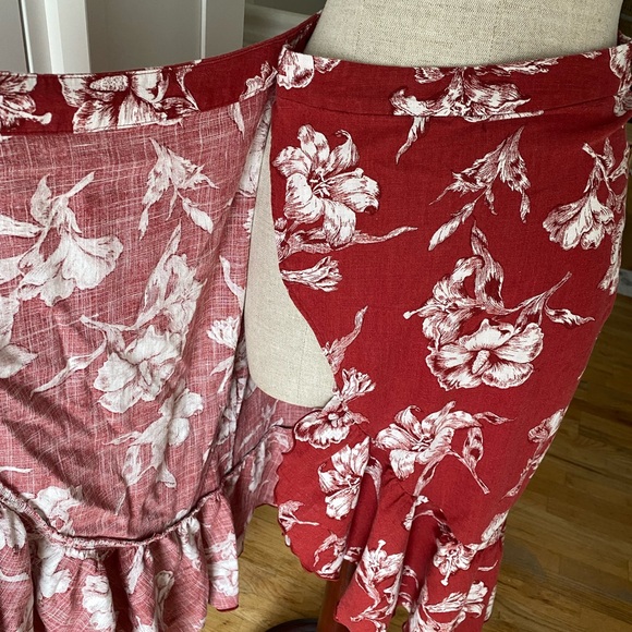 Zara ruffled linen blend midi skirt 💃🏼 - Picture 6 of 7